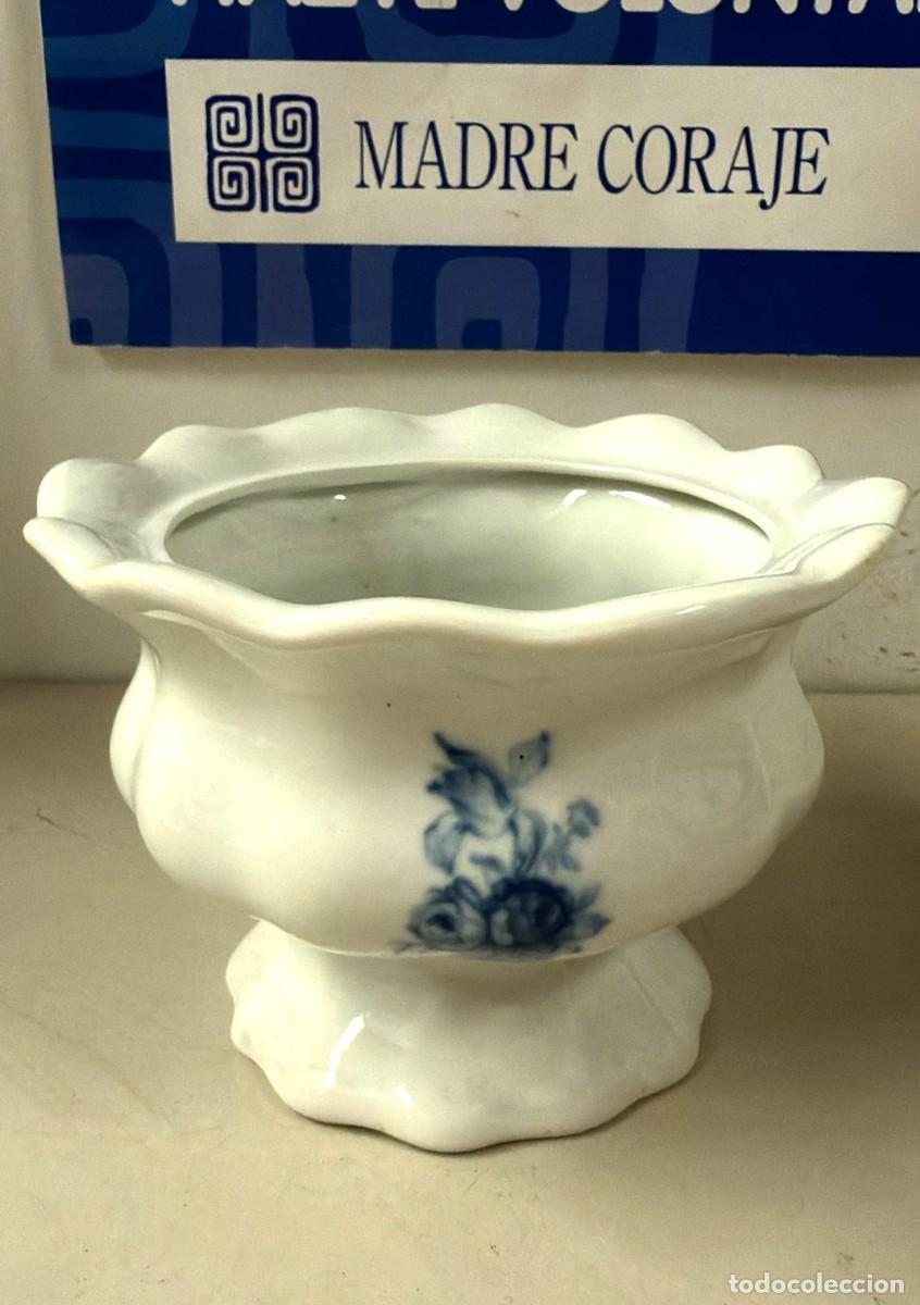 Vintage: Jardinera de porcelana blanca inglesa