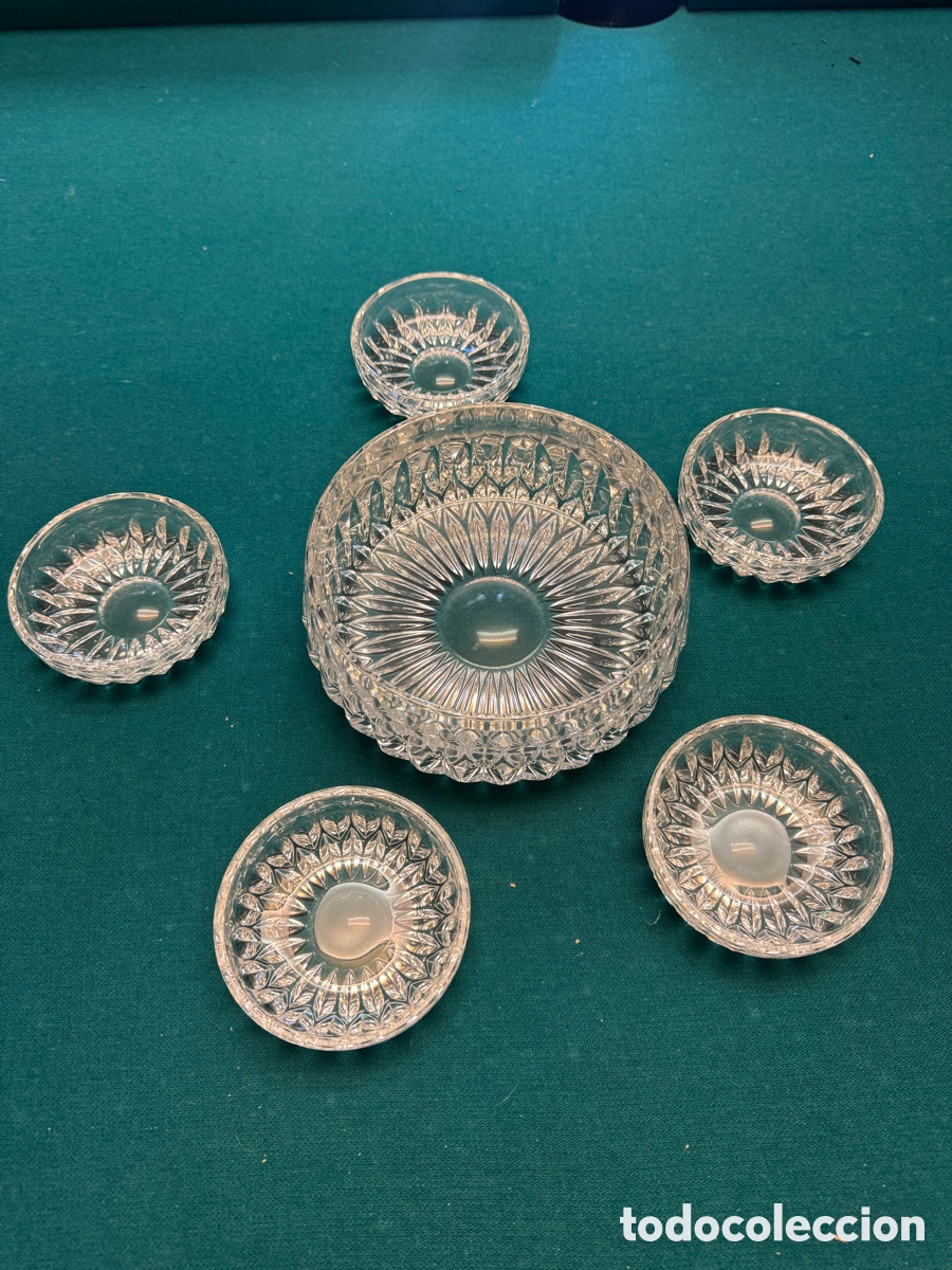 Vintage: Ser 6 cuencos de cristal