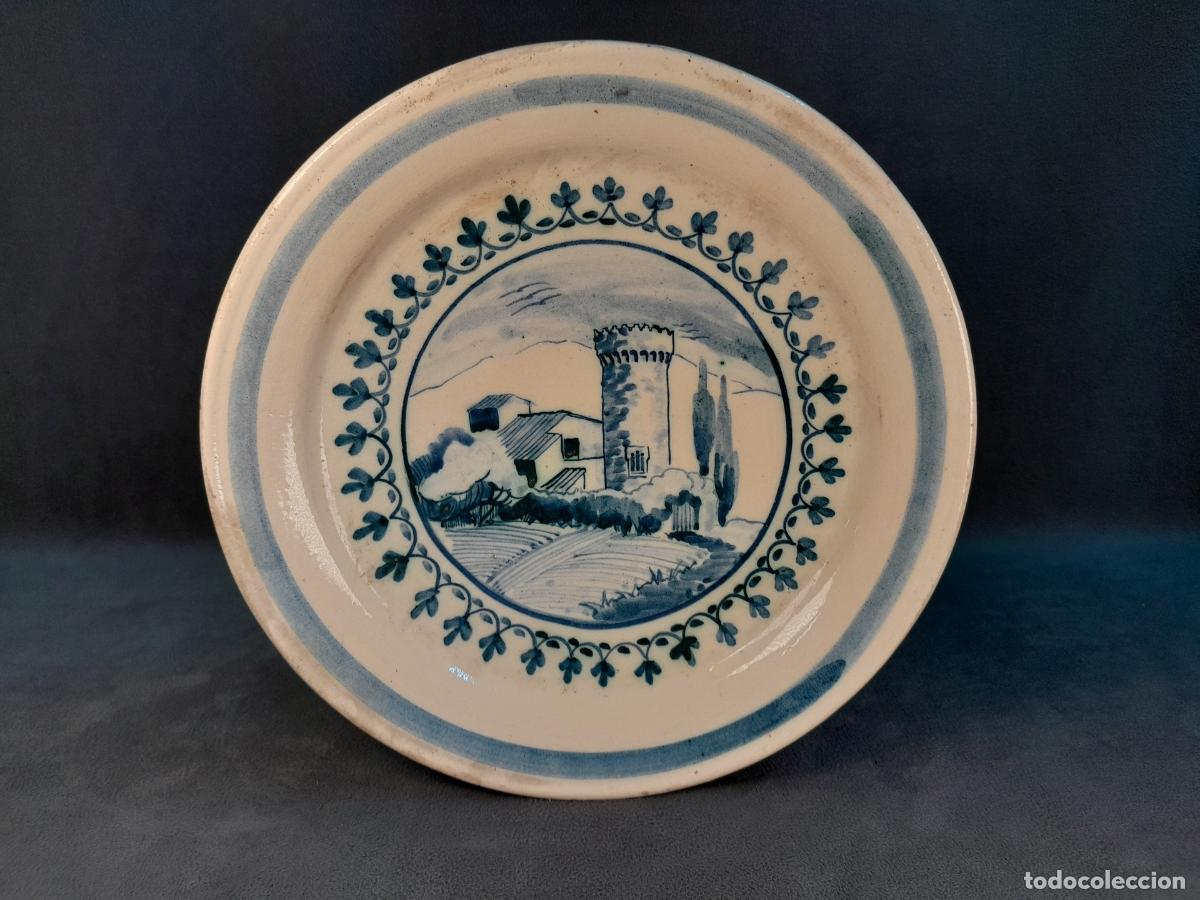 Vintage: PLATO DECORATIVO TORRE&Oacute;N.CER&Aacute;MICA ESMALTADA.LES ARTS I DE LA HIST&Ograve;RIA.SOTOMAYOR.1984