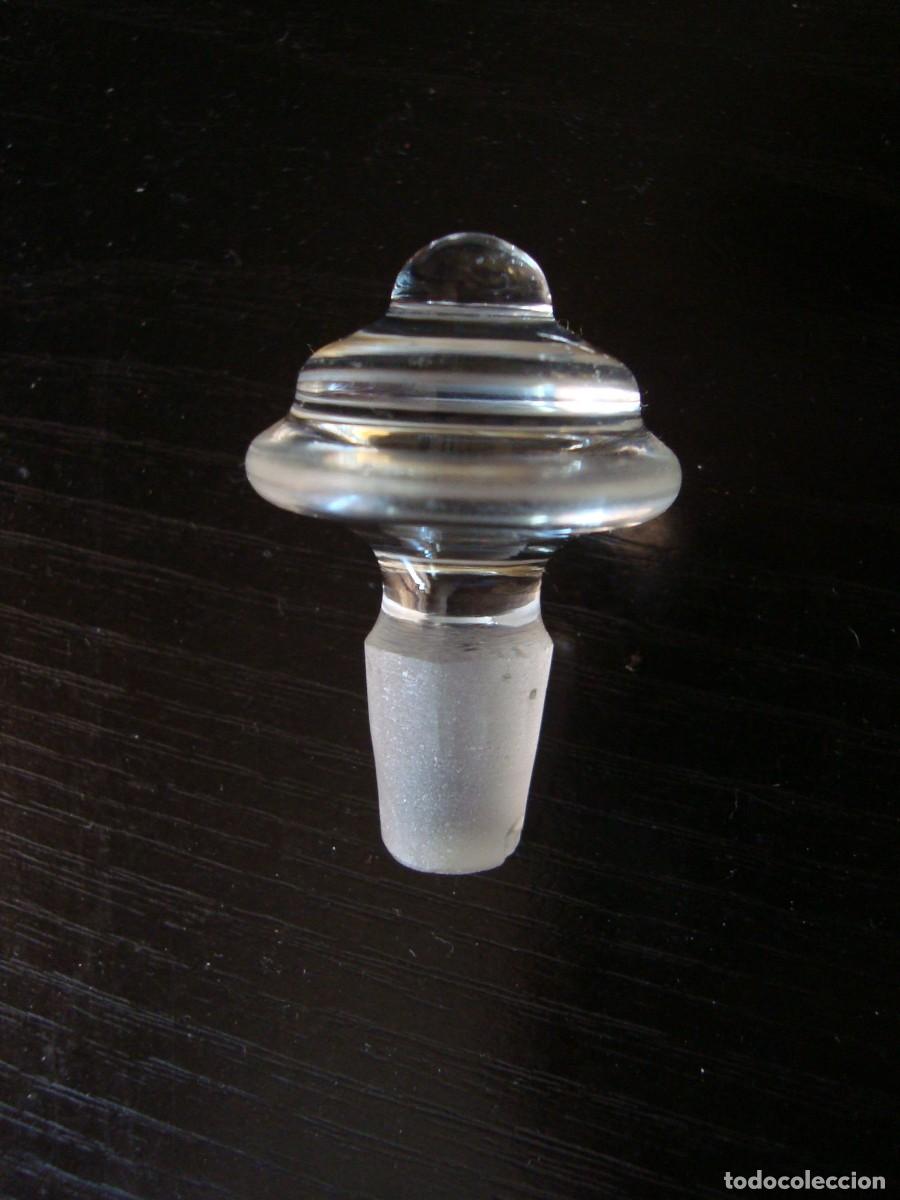 Vintage: ANTIGUO TAP&Oacute;N DE CRISTAL
