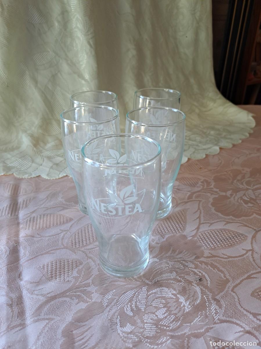 Vintage: Juego de 5 vasos de Nestea - Foto 2