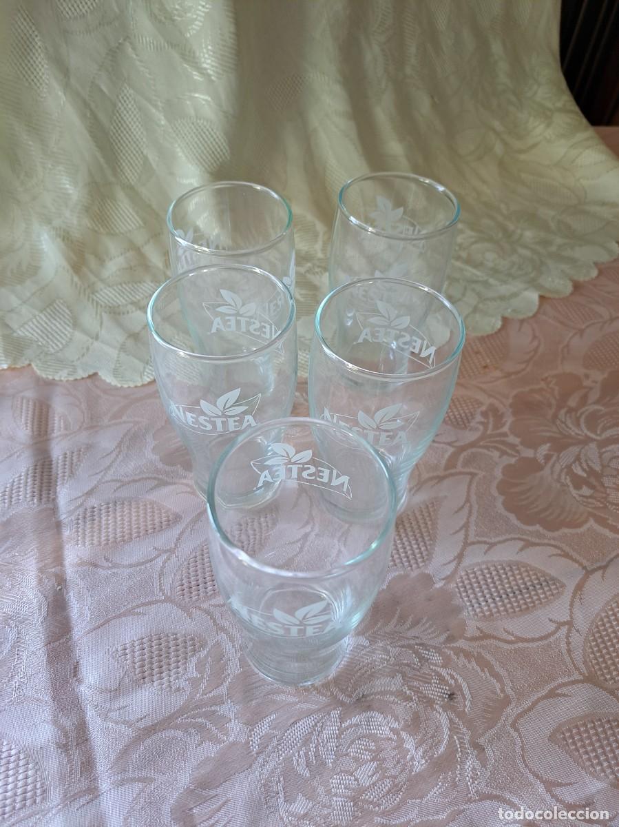 Vintage: Juego de 5 vasos de Nestea - Foto 3