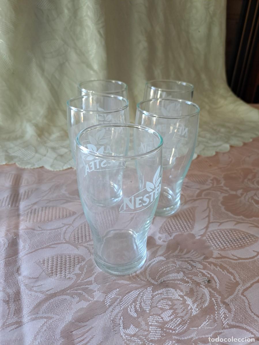 Vintage: Juego de 5 vasos de Nestea - Foto 7