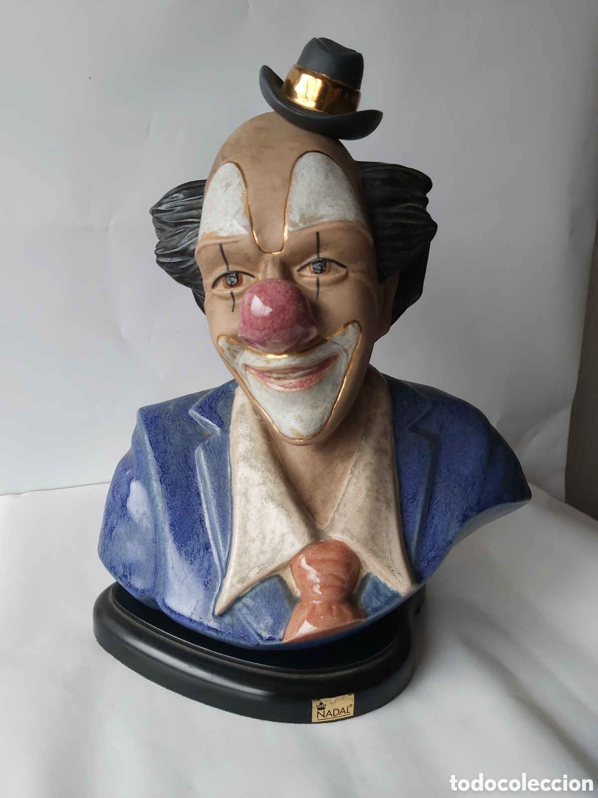 Vintage: Figura Payaso Cer&aacute;mica Nadal. Vintage