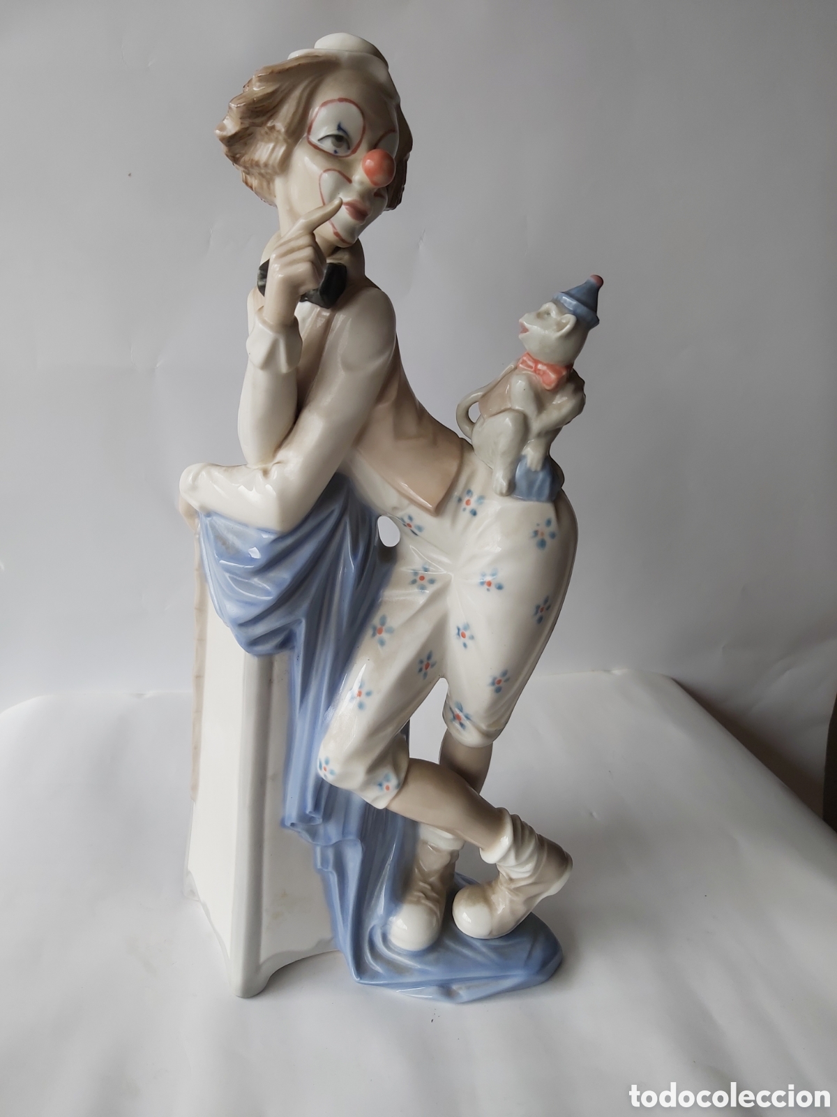 Vintage: Figura Payaso Tengra con Mono. Vintage.