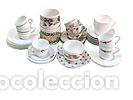 Vintage: LOTE DE TAZAS Y PLATOS DE PORCELANA VINTAGE