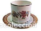 Vintage: TAZA Y PLATO DE PORCELANA SAN CLAUDIO