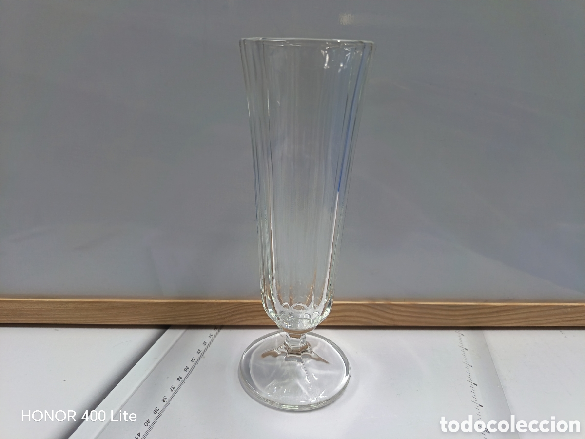 Vintage: Copa de cristal para helado, batido o postre.