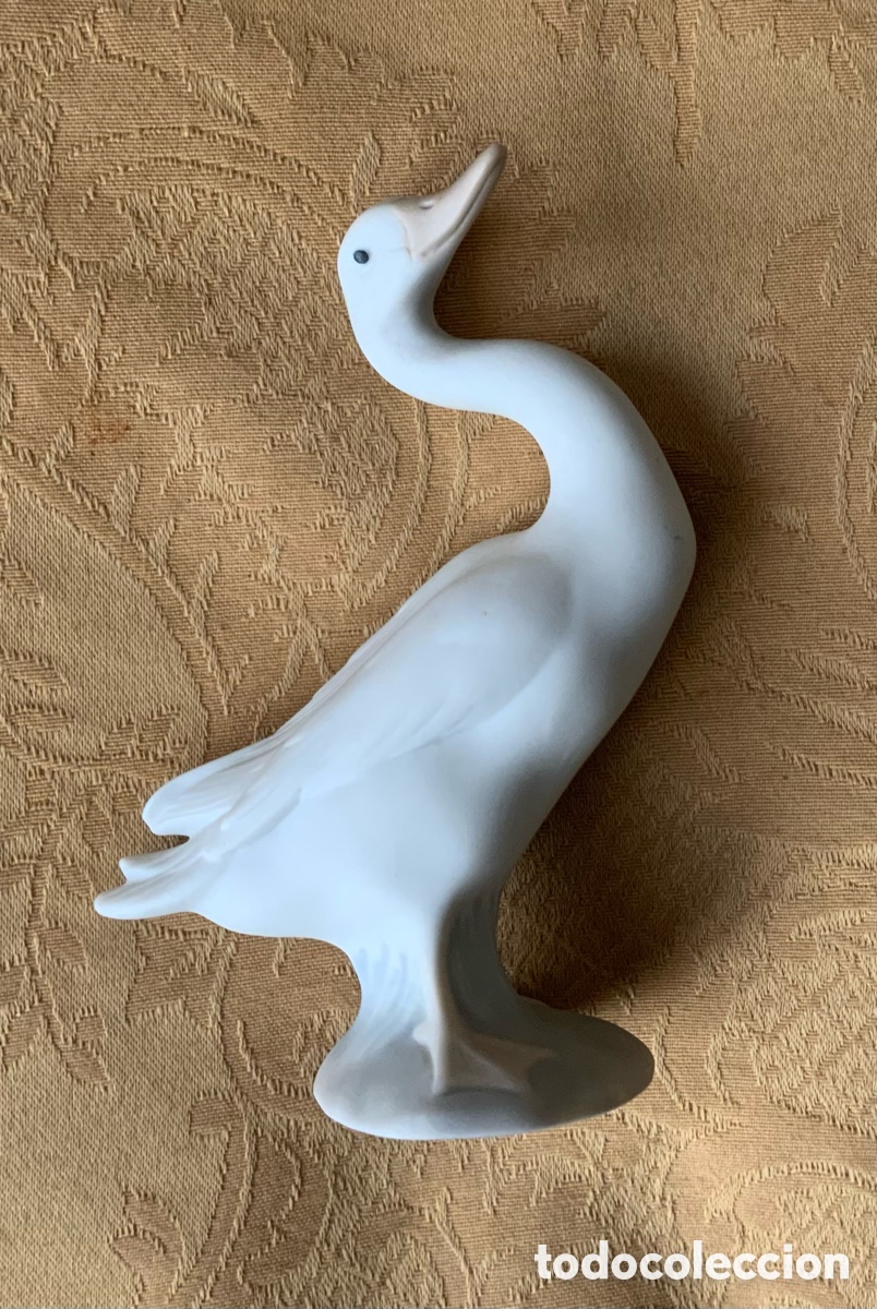 Vintage: FIGURA GANSO PORCELANA DE BISCUIT LLADRO A&Ntilde;O 70