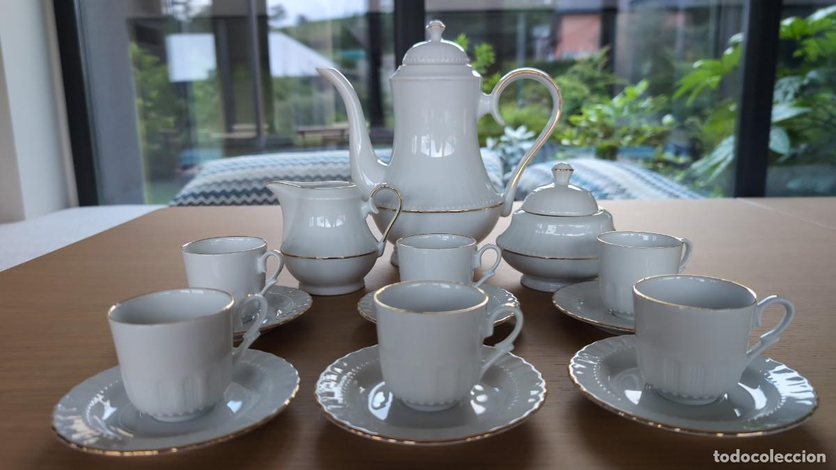 Vintage: Juego de caf&eacute; completo Porcelana K&uuml;tahya (6 serv.)