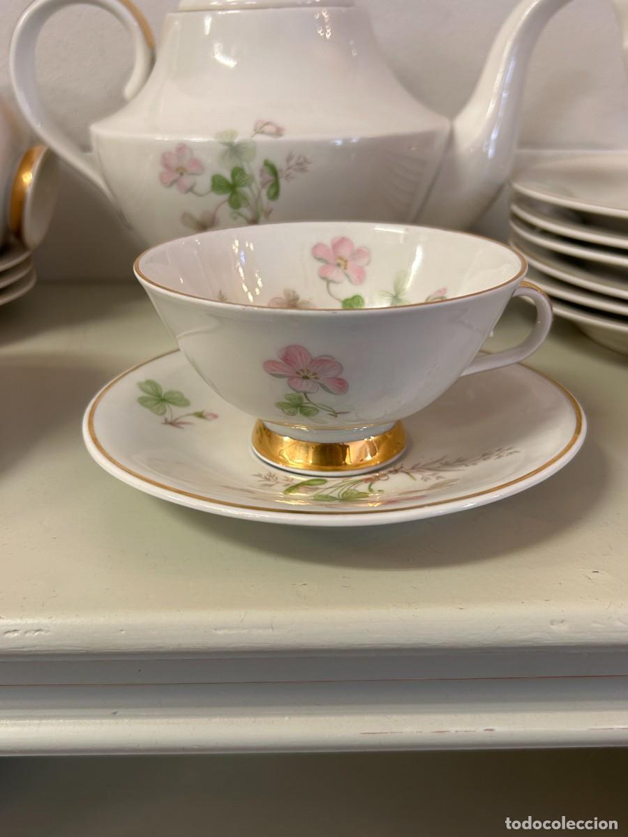 Vintage: Juego de t&eacute; y postre Oro - Foto 4