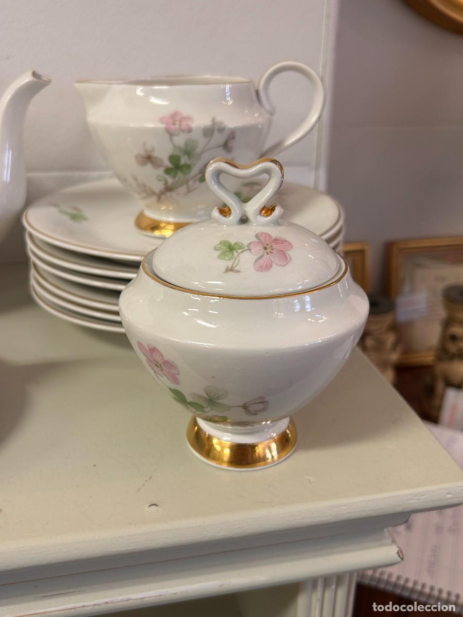 Vintage: Juego de t&eacute; y postre Oro - Foto 8