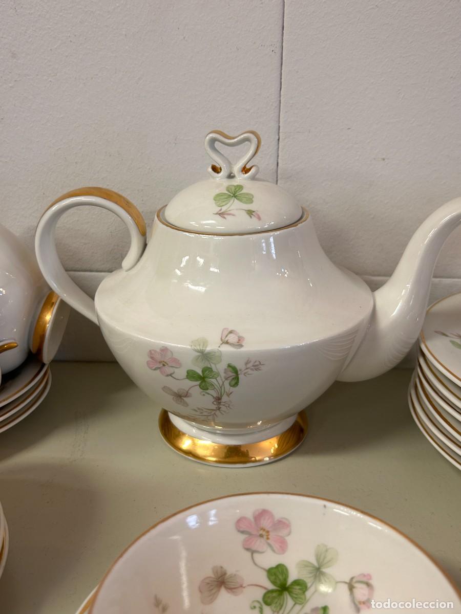 Vintage: Juego de t&eacute; y postre Oro - Foto 10