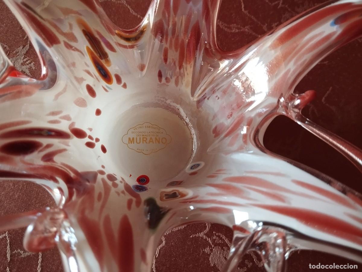 Vintage: ESTUPENDO CENTRO DE MESA DE CRISTAL DE MURANO A&Ntilde;OS 70