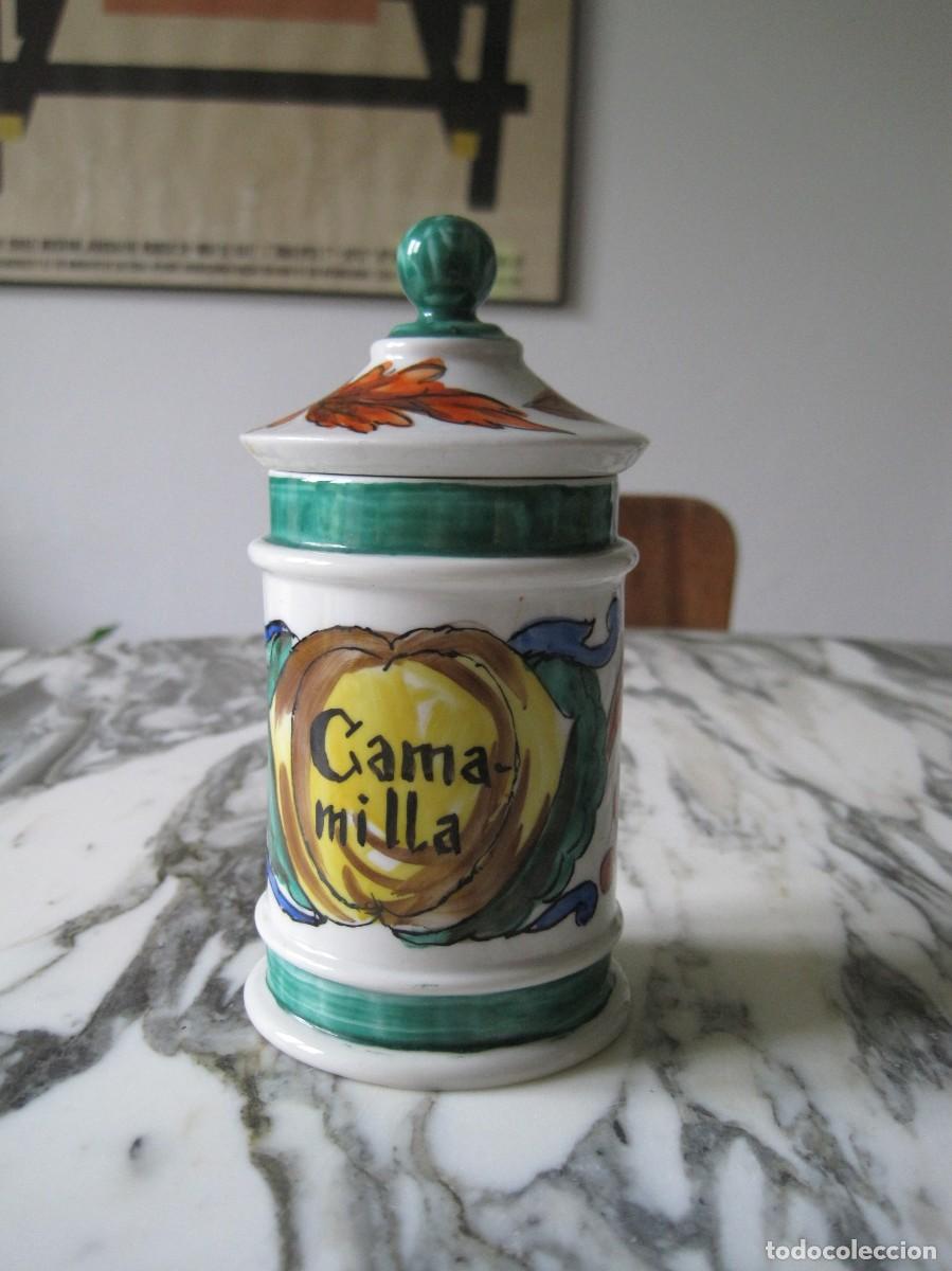 Vintage: ALBARELO DE PORCELANA - MANZANILLA - BOTE - TARRO - CATALU&Ntilde;A