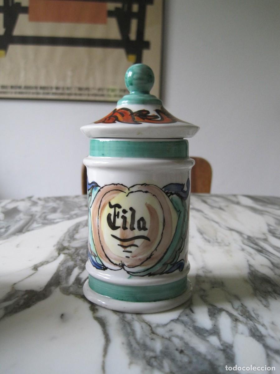 Vintage: ALBARELO DE PORCELANA - TILA - BOTE - TARRO - CATALU&Ntilde;A