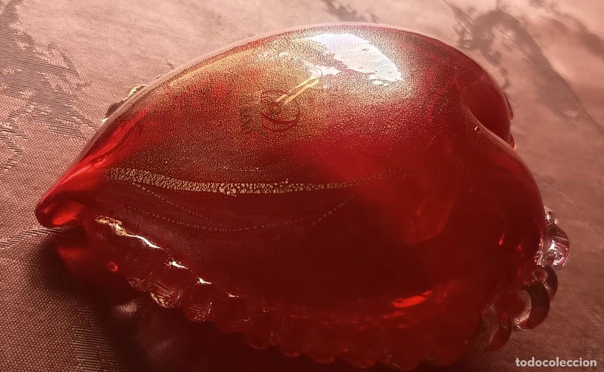 Vintage: OBJETO DE COLECCI&Oacute;N CORAZ&Oacute;N EN CRISTAL DE MURANO. A&Ntilde;OS 70. VINTAGE