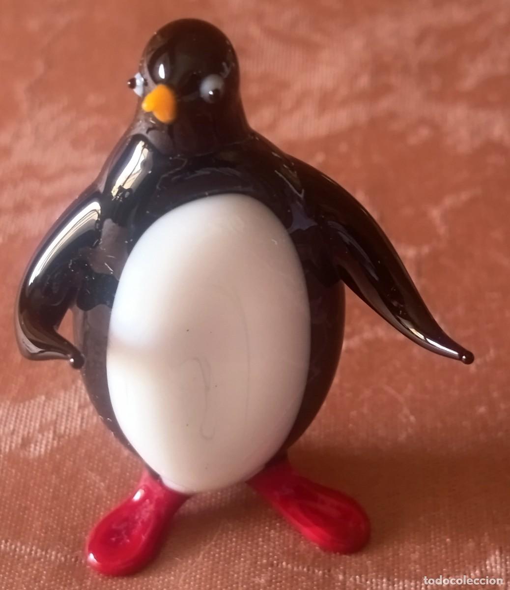Vintage: BONITO PING&Uuml;INO EN CRISTAL DE MURANO. VINTAGE