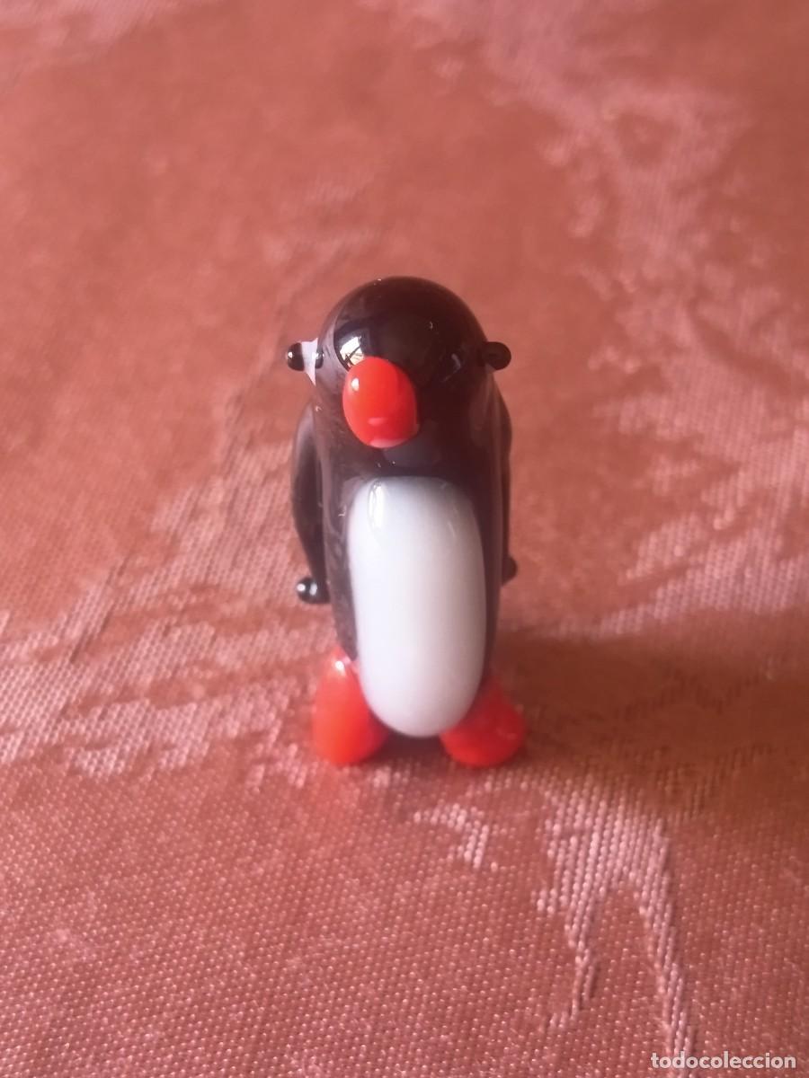 Vintage: PEQUE&Ntilde;O PING&Uuml;INO EN CRISTAL DE MURANO. VINTAGE