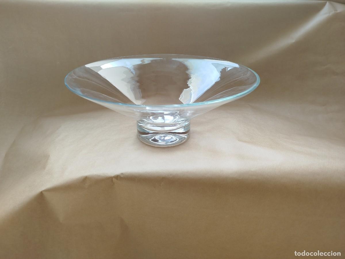 Vintage: Fuente/Frutero grande, centro de mesa de cristal. Nuevo