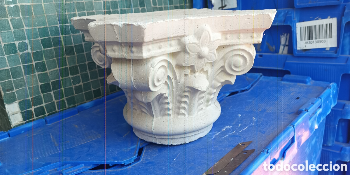 Vintage: Capital Romano de yeso - Foto 5
