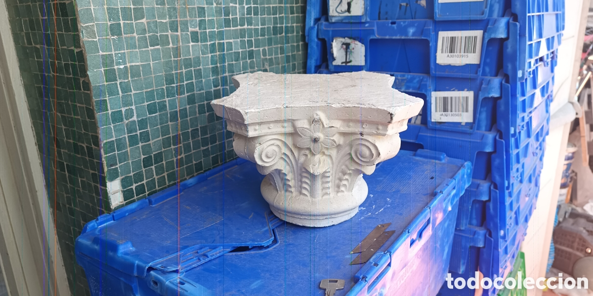 Vintage: Capital Romano de yeso - Foto 7
