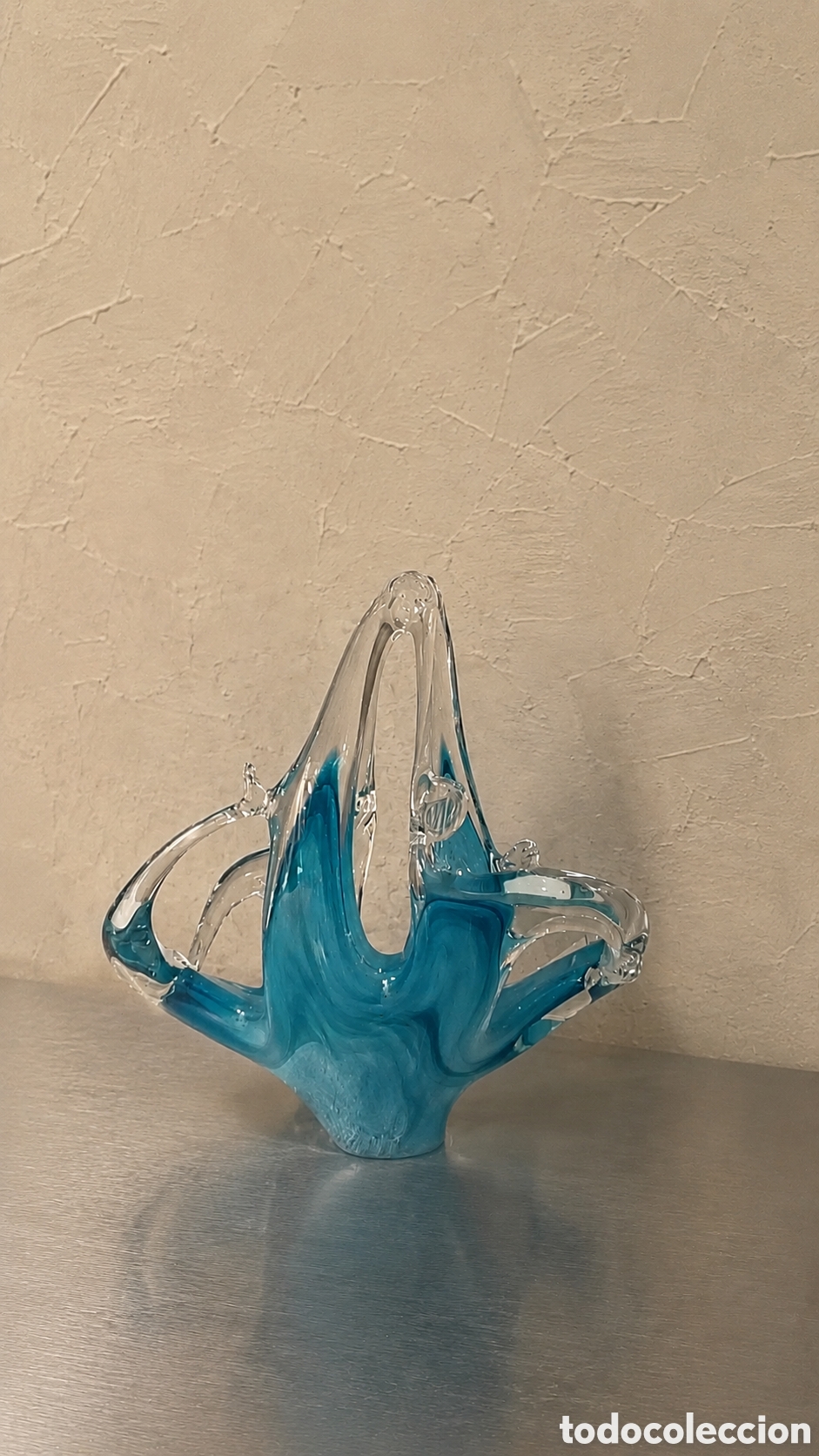 Vintage: Centro de Mesa Cristal de Murano