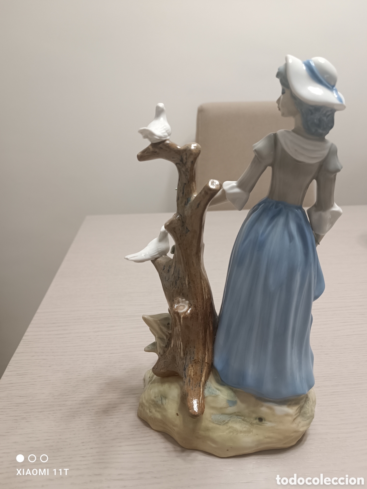 Vintage: Figura de porcelana, a&ntilde;os 80 de la marca Tengra, est&aacute; como nueva