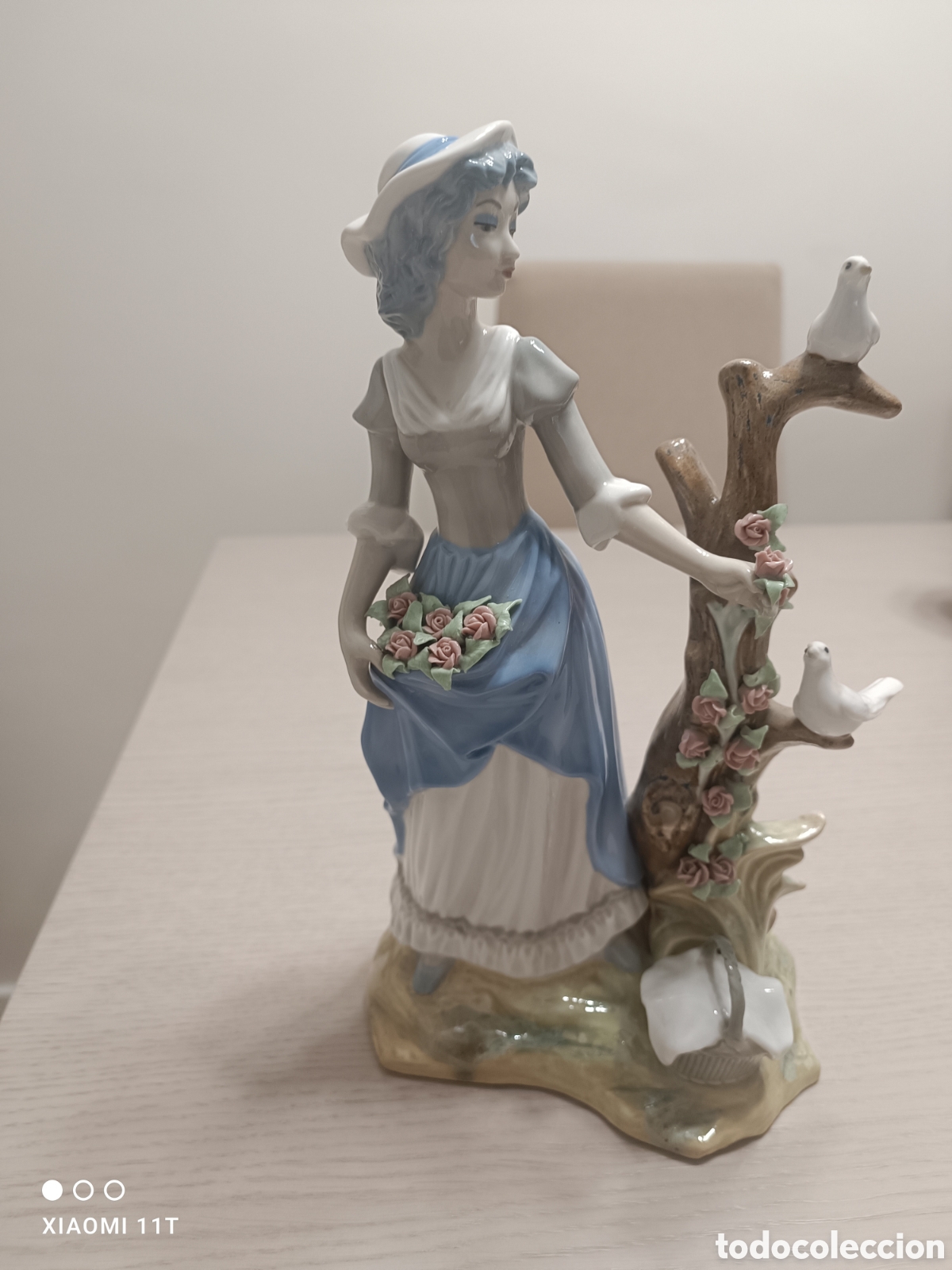 Vintage: Figura de porcelana, a&ntilde;os 80 de la marca Tengra, est&aacute; como nueva
