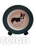 Vintage: plato ANTROPOLOG&Iacute;A perro Walter Quincey Petunia Plato Canap&eacute;