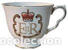 Vintage: EIIR 1952-1977 Copa de las Reinas Jubileo de Plata Hueso Inglaterra Reina Ana