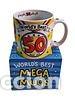 Vintage: Taza Mega Mugs XL Worlds Best 50 a&ntilde;os