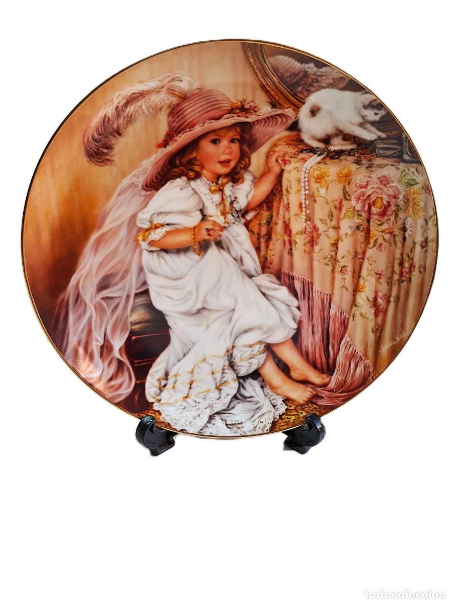 Vintage: Placa de colecci&oacute;n Sandra Kuck 1988 BONITA COMO UNA IMAGEN Reco Barefoot Children