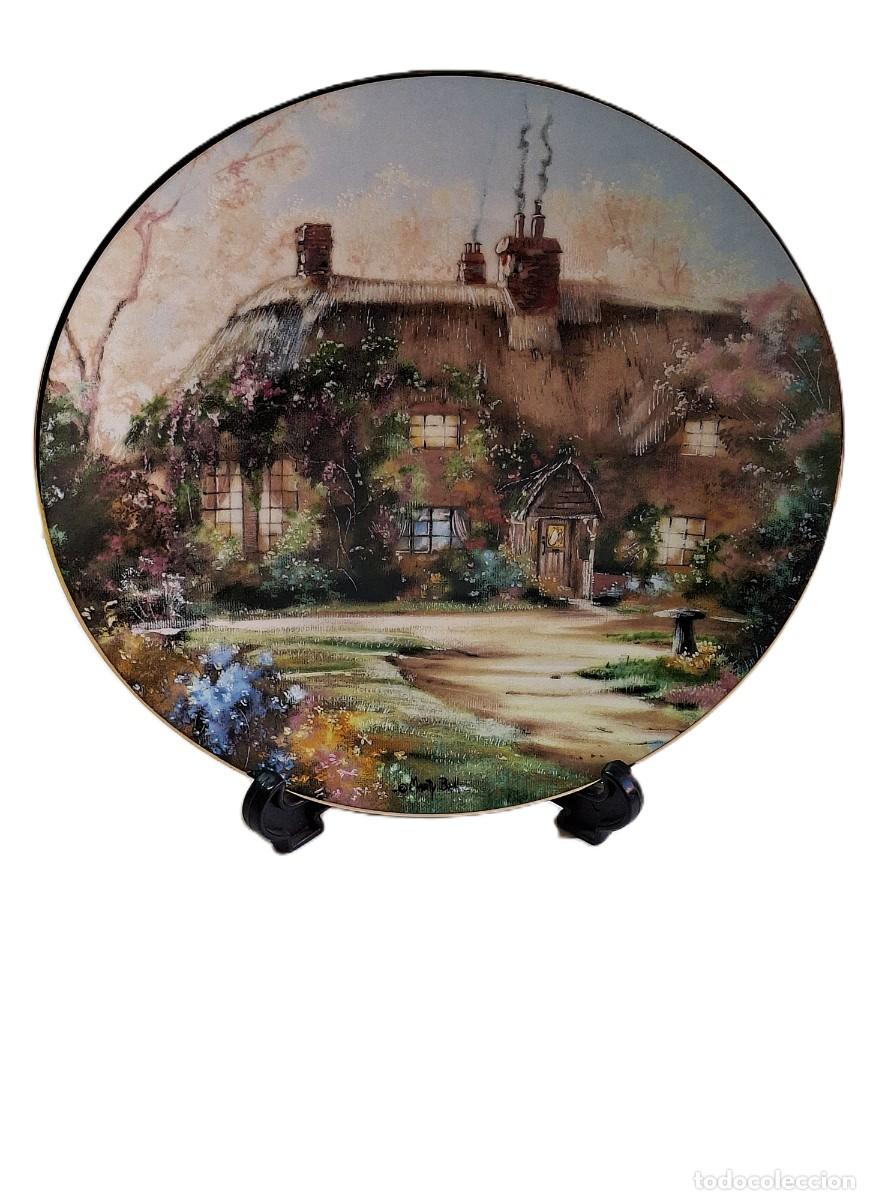Vintage: Plato Ginger Cottage de Marty Bell Ingl&eacute;s Country Cottages 1991 Coleccionable