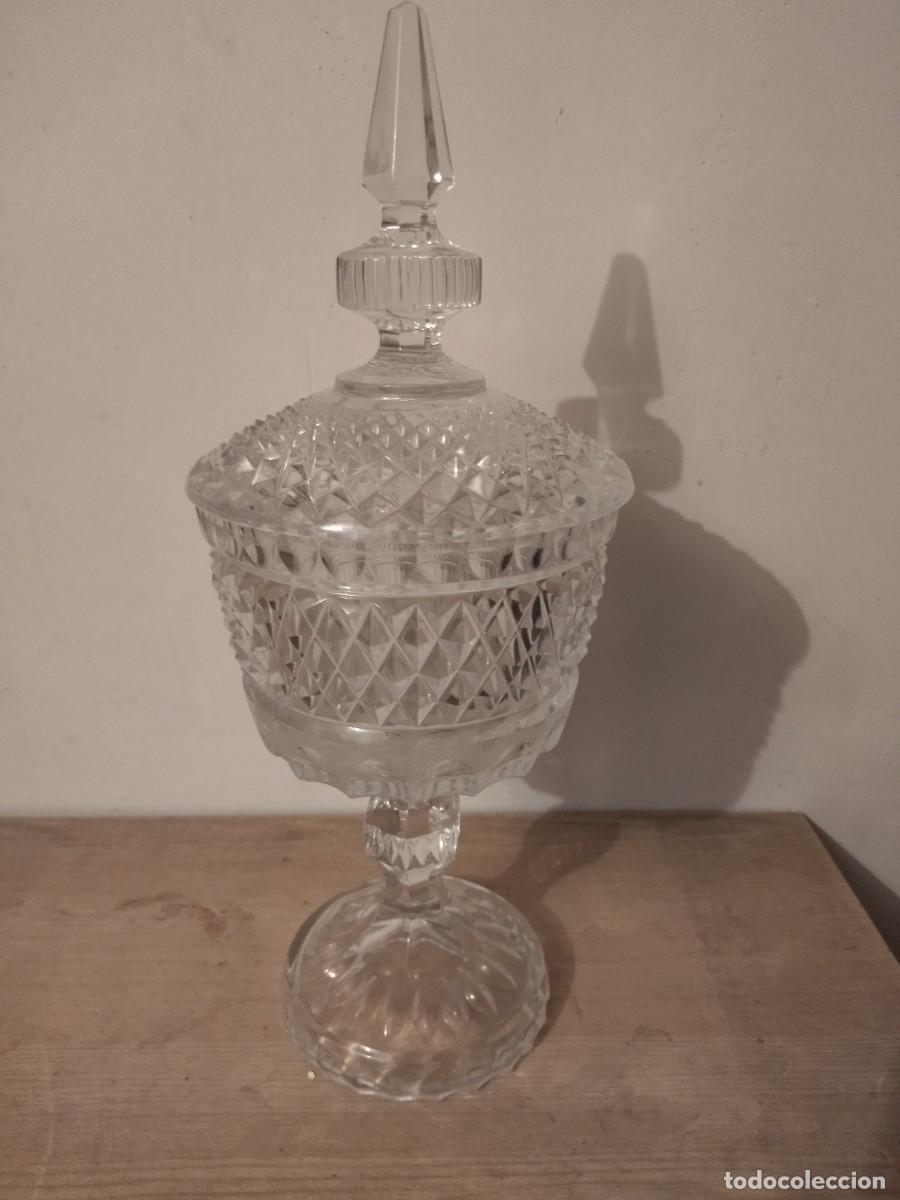 Vintage: Recipiente de cristal