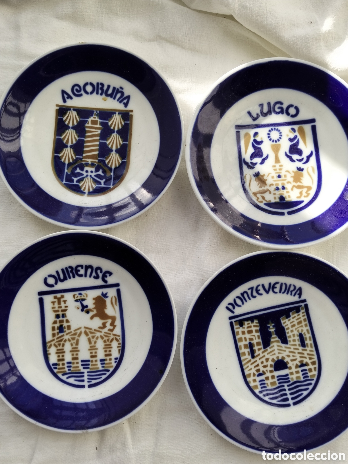 Vintage: 4 PLATILLOS SARGADELOS