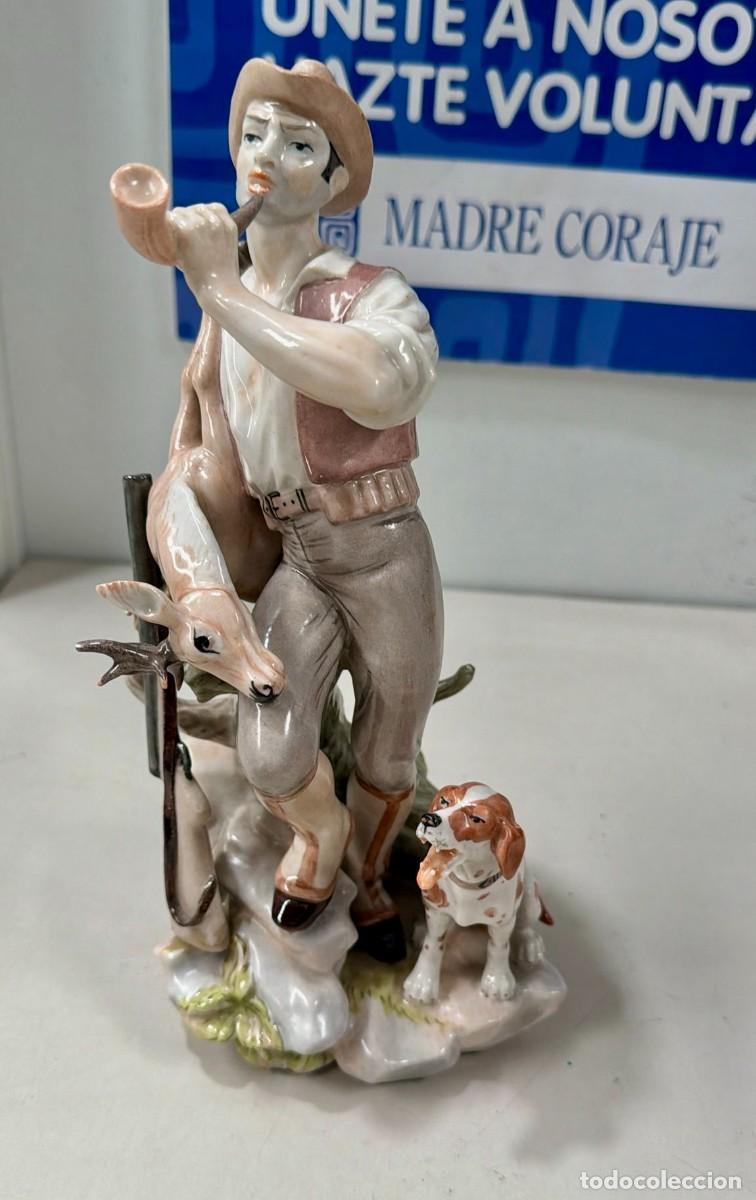 Vintage: Cazador de porcelana de Francisco G&aacute;lvez, a&ntilde;os 70.