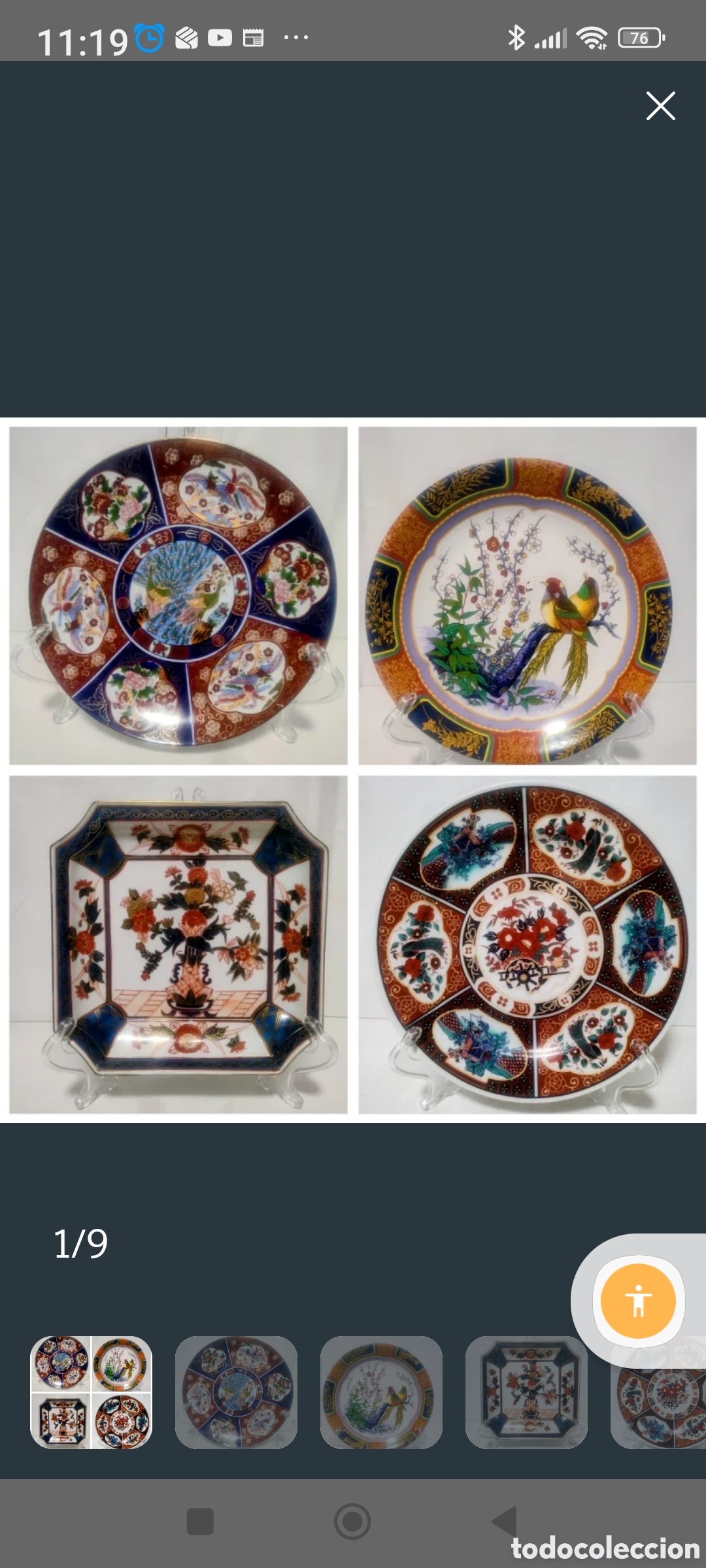 Vintage: LOTE PLATOS JAPON IMARI