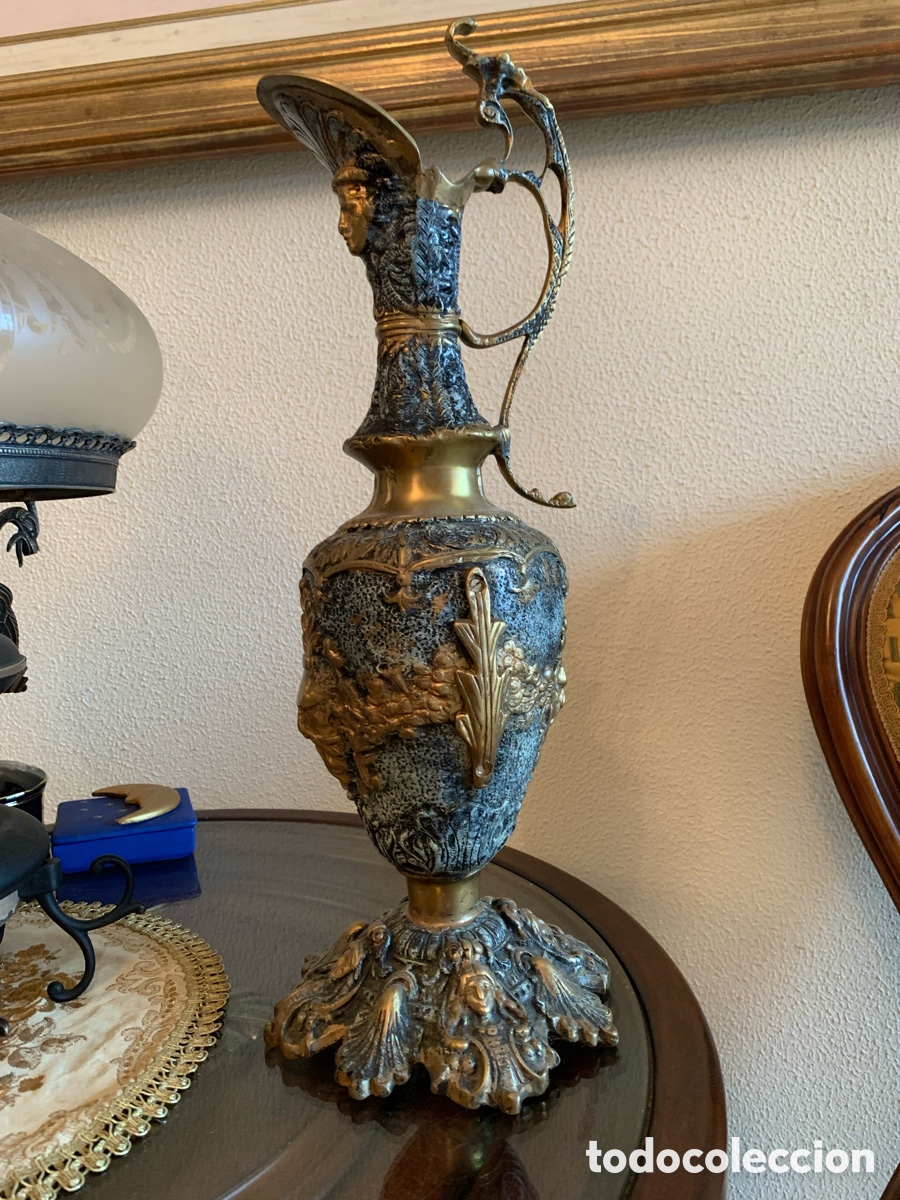 Vintage: Anfora o jarron de bronce - 48 ctms de alto