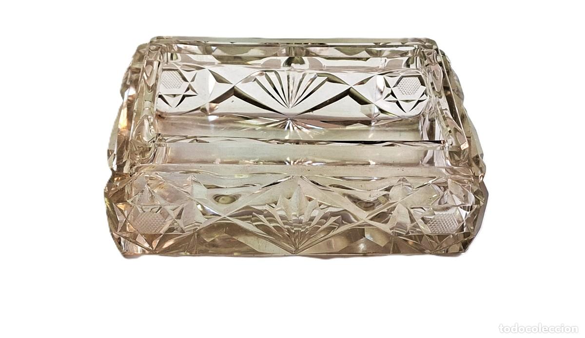 Vintage: Tarjetero de cristal con dise&ntilde;o de flores silvestres de PRINCESS HOUSE