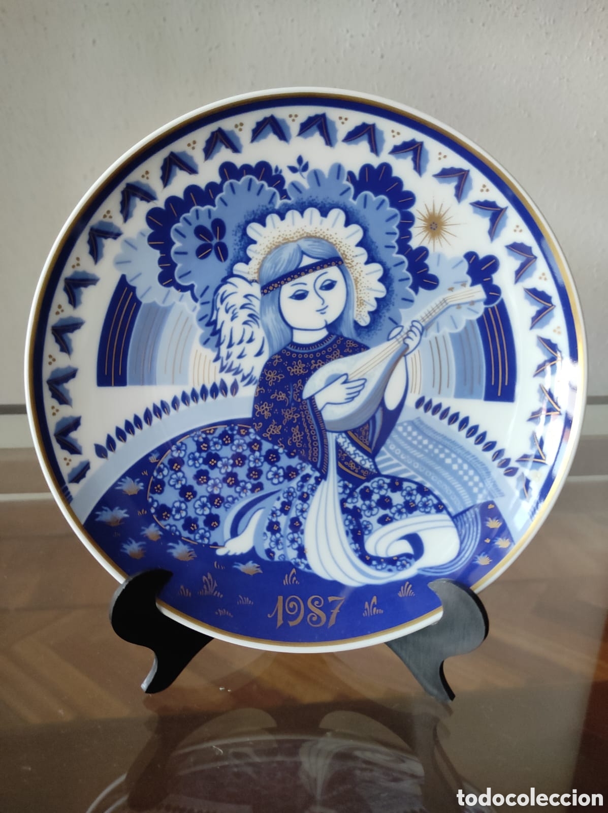 Vintage: Plato cer&aacute;mica - santa clara