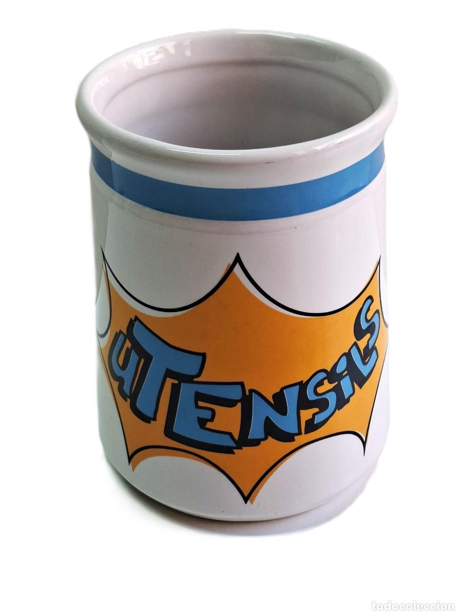 Vintage: TAZA DE CER&Aacute;MICA THE OLD POTTERY- 13 CM DE ALTURA
