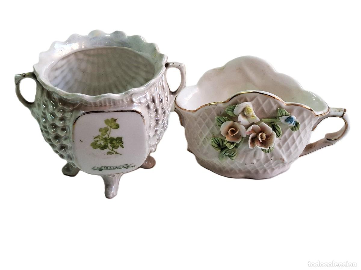 Vintage: PAR DE T&Eacute; VINTAGE BELLECK IRLANDA
