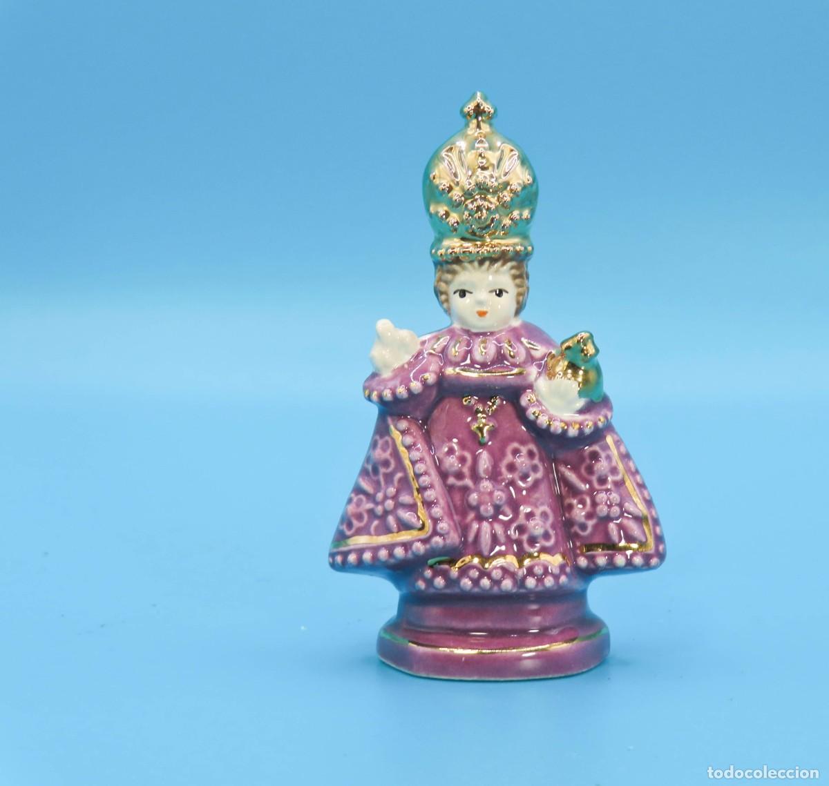 Vintage: FIGURA MINIATURA NI&Ntilde;O JES&Uacute;S DE PRAGA