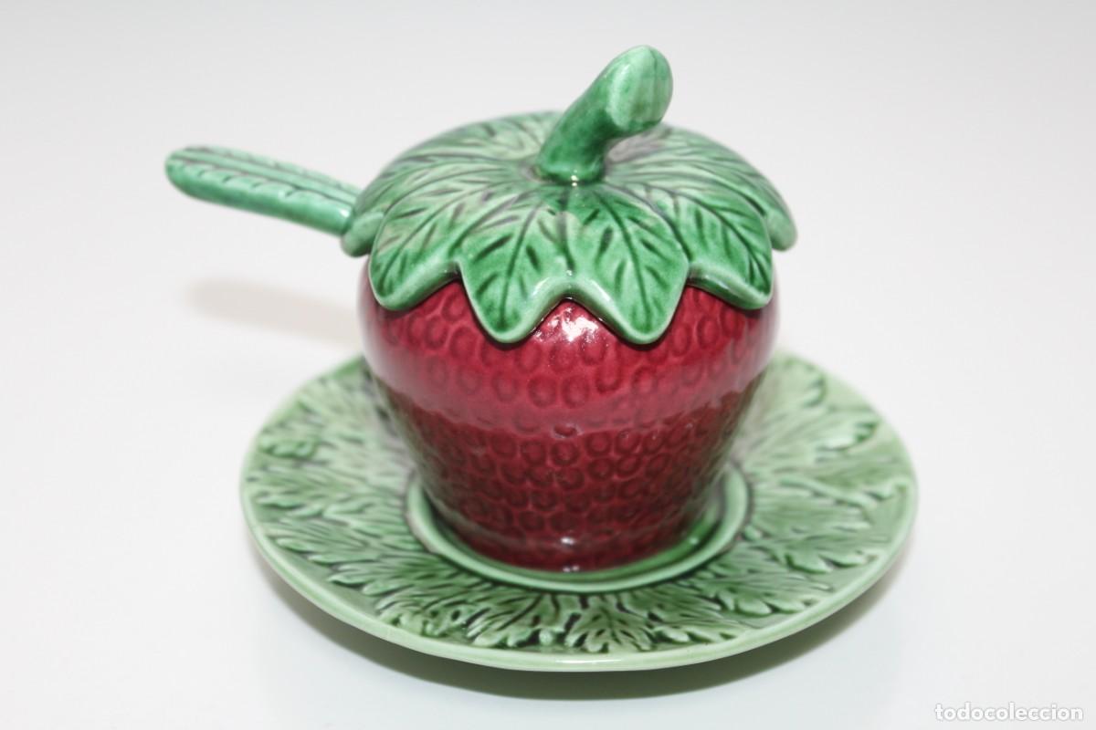 Vintage: ANTIGUO AZUCARERO EN FORMA DE FRESA - PORTUGAL