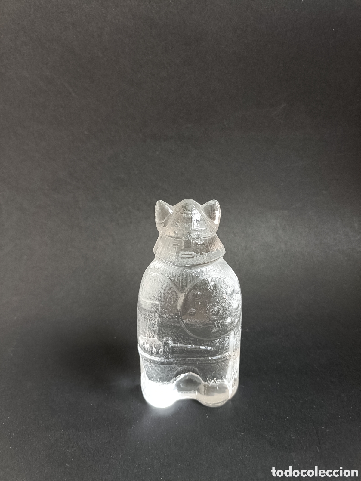 Vintage: Figura Vikingo de Cristal Sueco Vintage (Lindshammar)