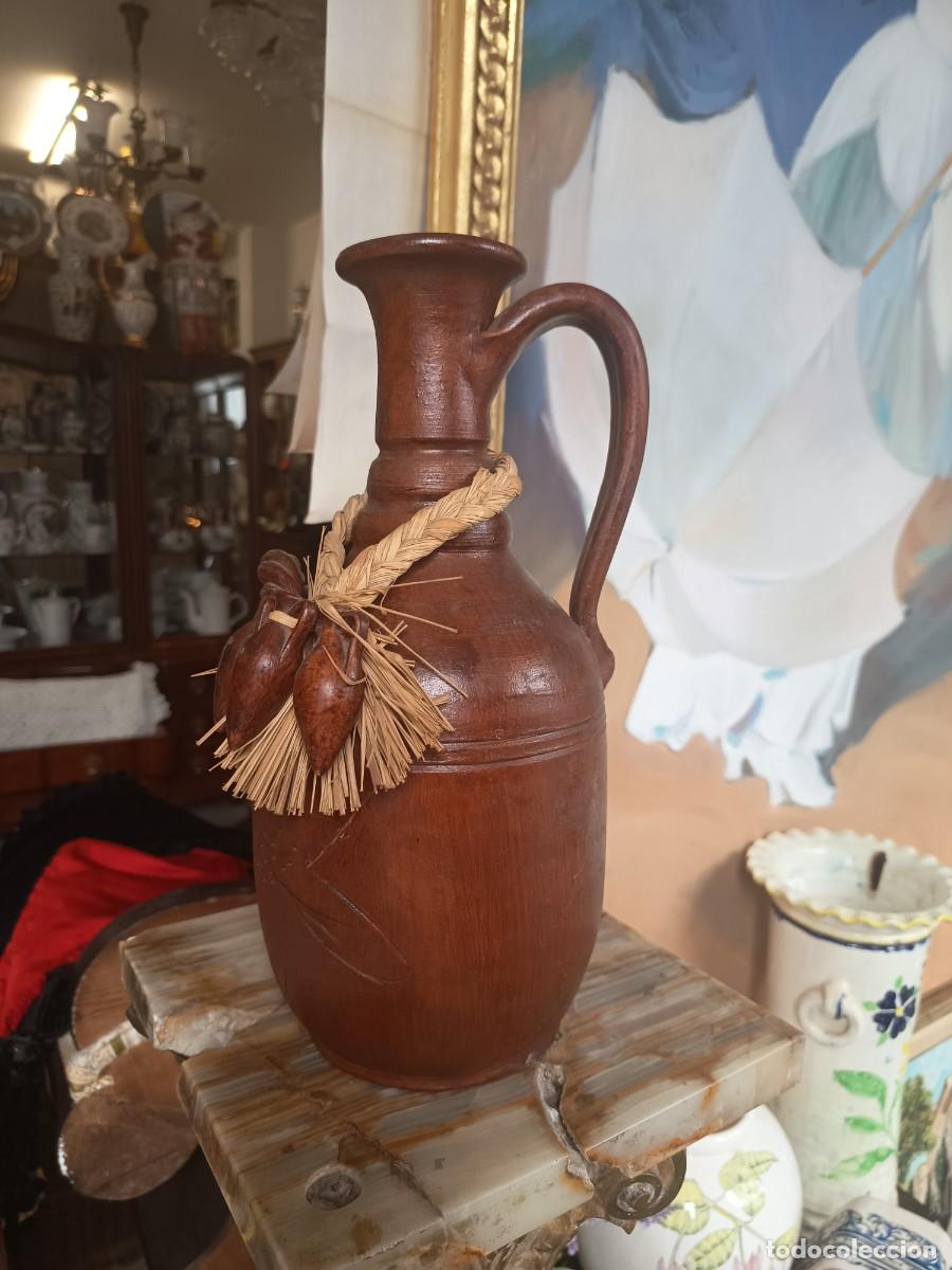 Vintage: Jarra decorativa de barro