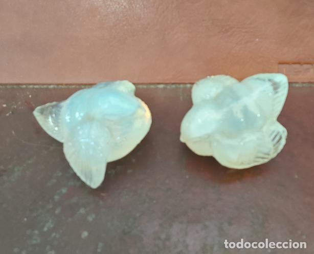 Vintage: PEQUE&Ntilde;OS PAJARITOS DE CRISTAL