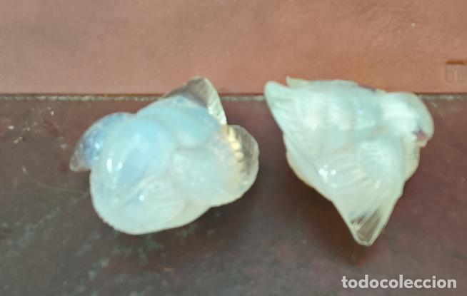 Vintage: PEQUE&Ntilde;OS PAJARITOS DE CRISTAL - Foto 5