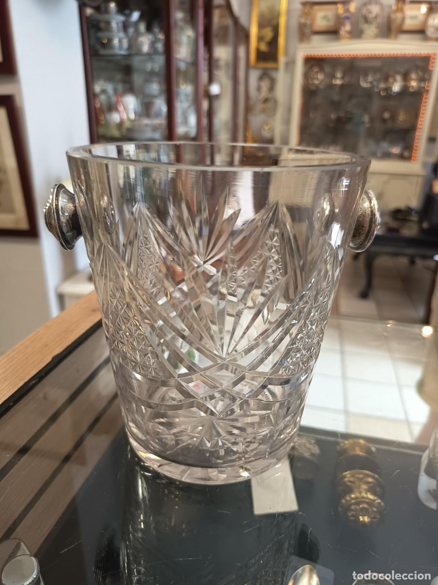 Vintage: Cubitera cristal tallado - Foto 1